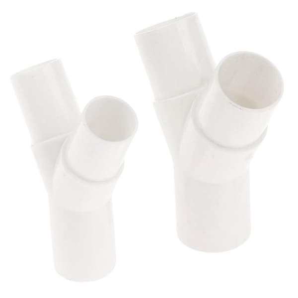 1 st PVC-plast Y-typ T-rör Y-grenrör Vattenrör Dropplåda 16 mm 16mm
