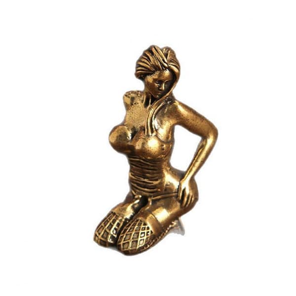 Messing Moderne Skønhedsstatue Ornamenter Skrivebord Kontor Soveværelse Des A1