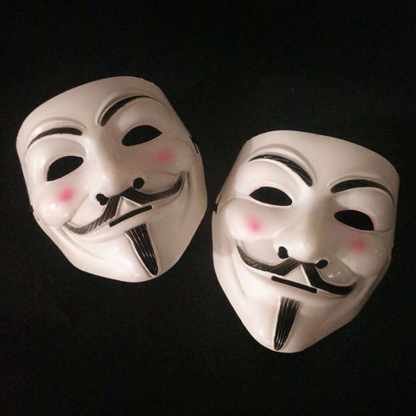 V for Vendetta Mask Halloween Horror Masks Party Masks Masquera 1pcs