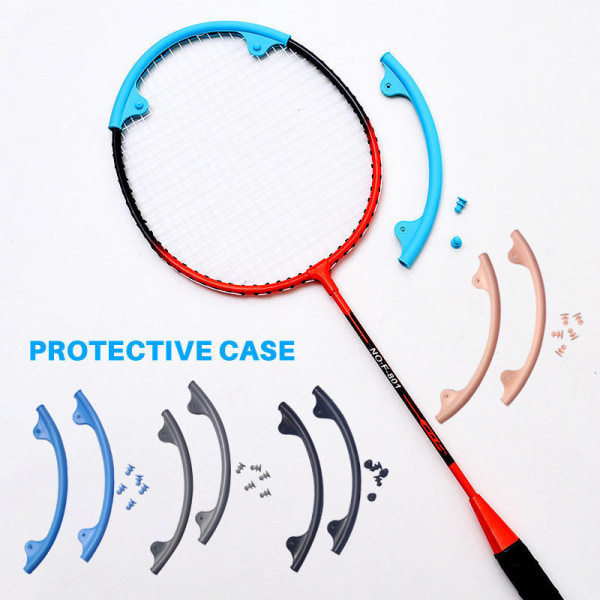 Ketsjerhovedbeskytter Badmintonketsjer Wire Frame Protective S Pink