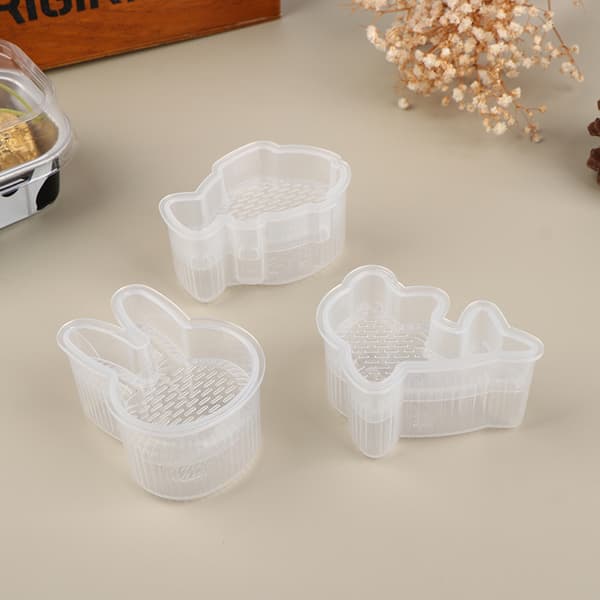 3 st/set tecknad form risbollsmögel sushi rulle bento press mo 3Pcs