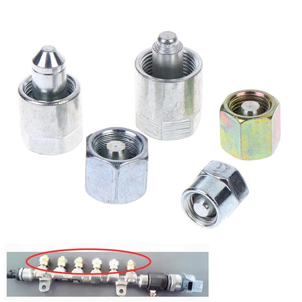 3/5 stk. Common Rail Rørplugg Common Rail Injektorhette Blokkeringsplugg M20 3Pcs