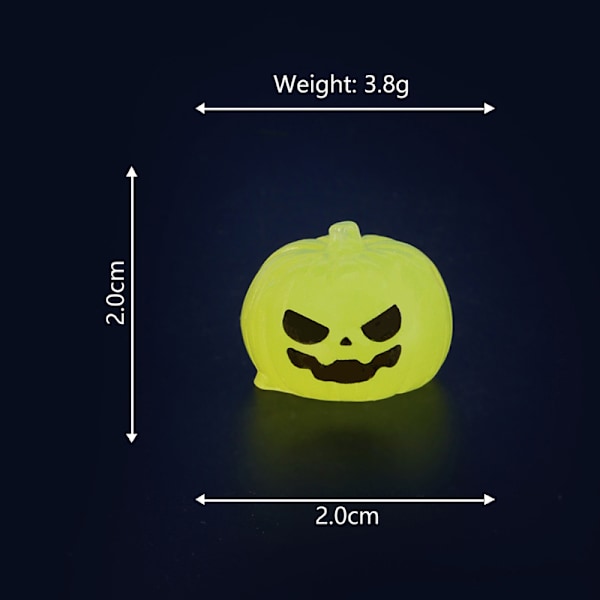 Mini-Halloween-koriste lepakko kurpitsa aave mikro maisema A11