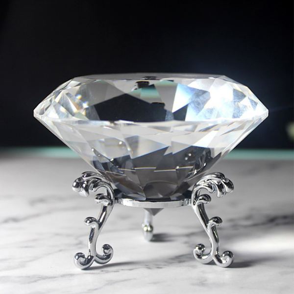 Metall Display Stativ Bas Kristallkula Bas Globe Stenglas Ma Silver M