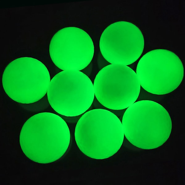 5 stk lysende golfball for nattsportsgolfball