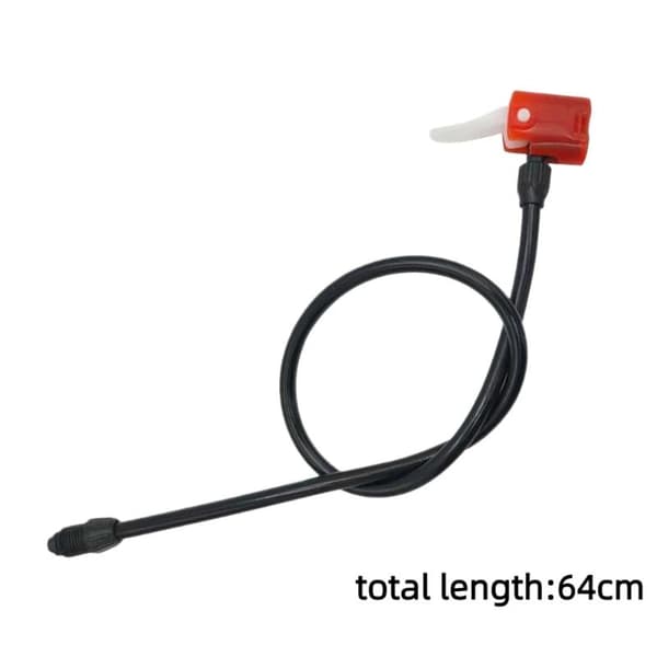 2-pak universel cykelpumpe luftslange multifunktionsdyse holdbar Bu 1 set