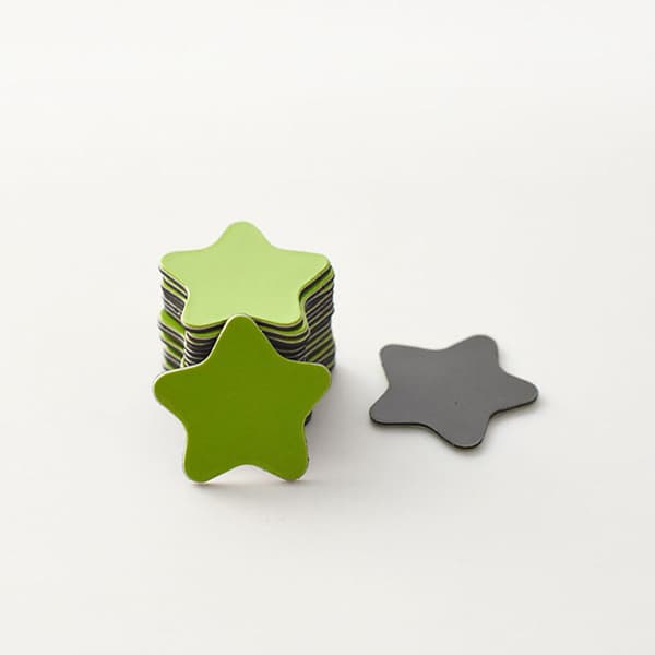 20 stk Star magnetisk tavle-klistremerke Green