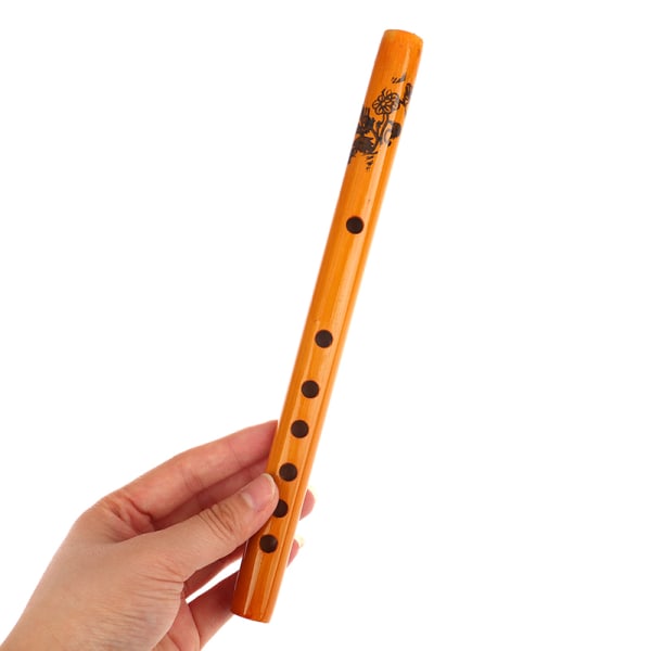 1 stk tradisjonell 6-hulls bambusfløyte vertikal fløyte 1pc bb5f | 1pc |  Fyndiq