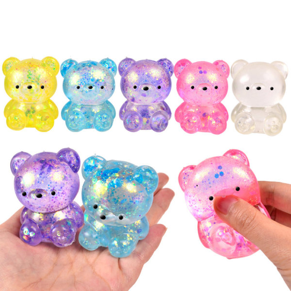 Bear Toy Glitter Gummy Bear Needoh e Animal Toy 4.5CM