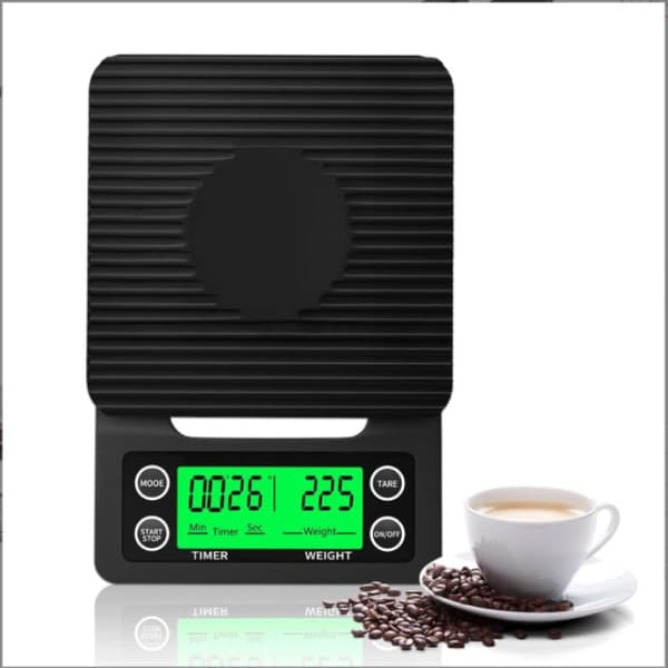 Hæld over dryp højpræcision espresso digital kaffevægt sæt 1