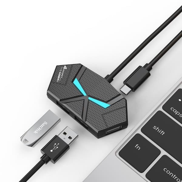 7-portars USB 3.0-hubb för höghastighetsdataöverföring lämplig för La A1