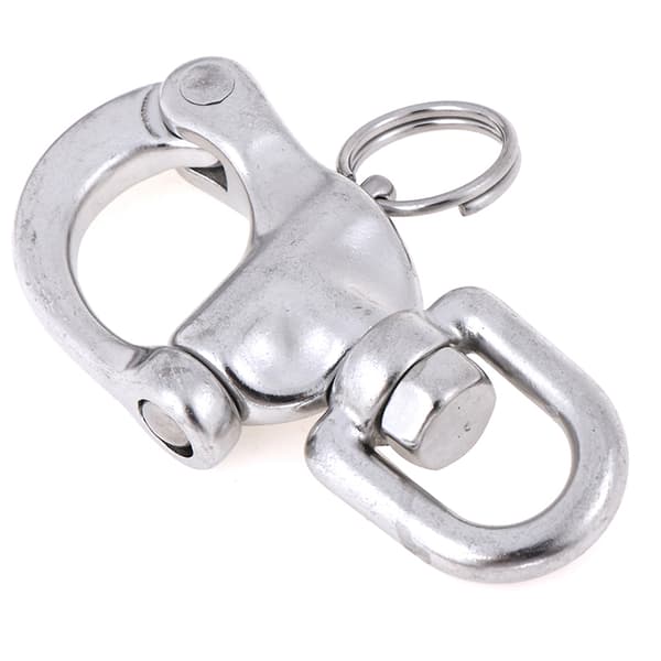 Rostfritt stål Snabbkoppling Båtkätting Shackle Swivel Snap Ho