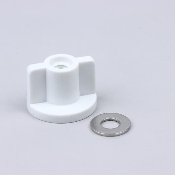 Fast Erstatningsmutter Bakre Fast Erstatning For 6mm Skruer Toi A1 2PCS