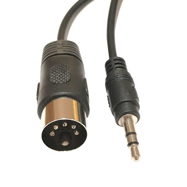 3,5 mm Stereo Jack o Kabel Aux Han til MIDI Din 5 Pin MIDI Han
