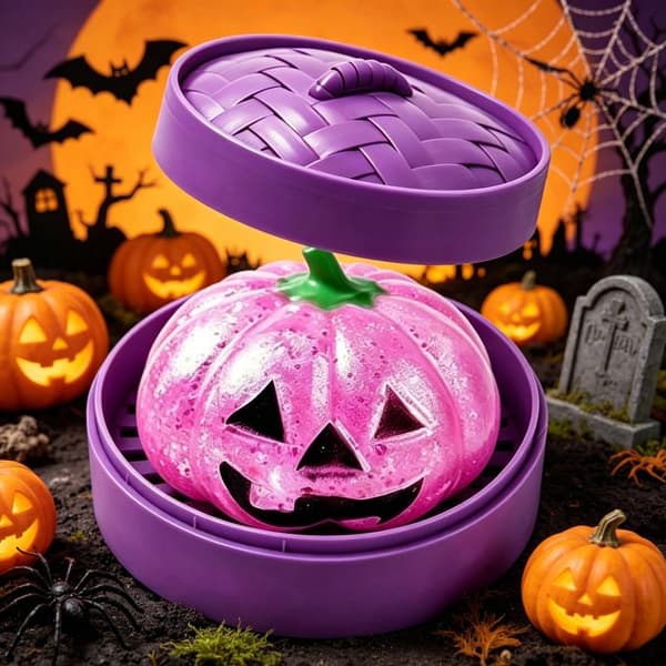 Penge Glitter Spøgelse Græskar Squishy Legetøj Blød Langsom Modstandsdygtighed Sq A8