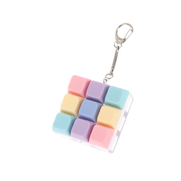 aron Color Keyboard Key Toy DIY Button Keycap Sensory Keychain A