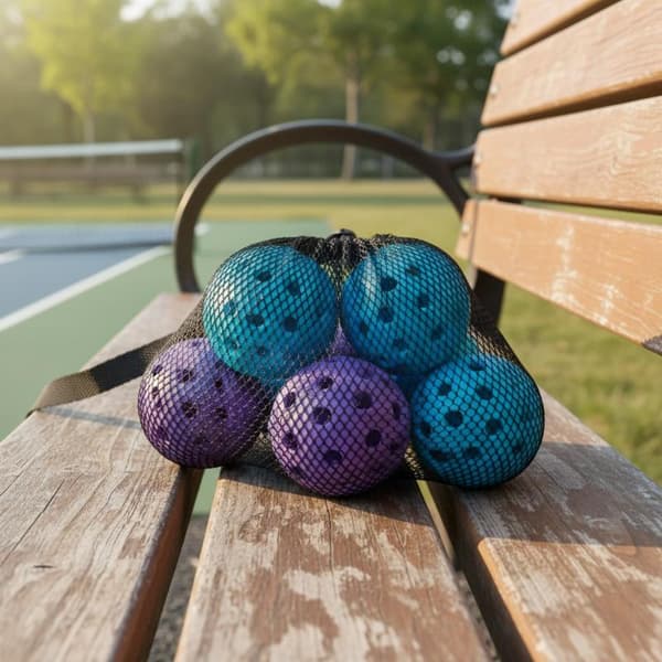 6 st pickleballbollar professionell tävlingsklass 40 hål 7