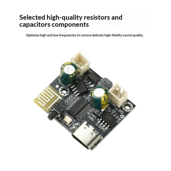 5V Bluetooth 5.4 USB-indgang o-forstærkermodul 6,2W Klasse D Mono