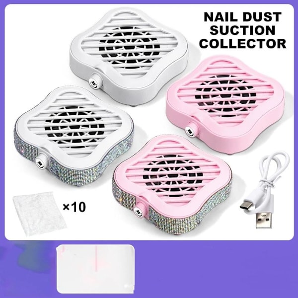 Liten nageldammsugare nageldammsugare med White 1