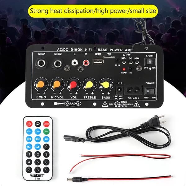 D30 D10 Forstærker 12V24V Højeffektforstærker med Bluetooth Ca D30II