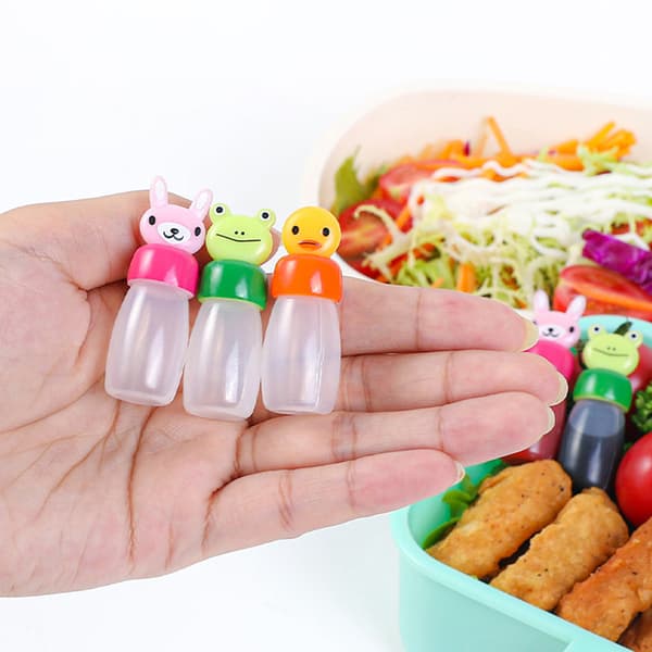 1/3/4 st kryddflaska miniketchup salladsdressingbehållare 3pcs/Set
