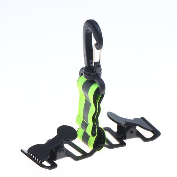 1 stk hanskeholder brannmannshanskestropp grønn grå arbeid plastic single clip
