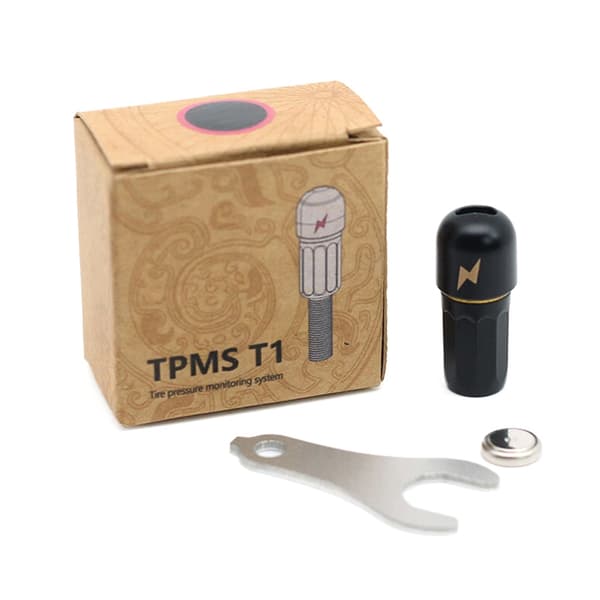 2 stk/eske TPMS T1 Dekktrykkovervåkingssystem Sykkel Lufttrykk Pink