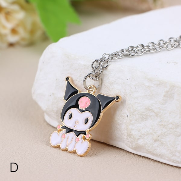 1st Sanrio halsband för kvinnors melodi Kuromi Cinnamoroll Kawai D