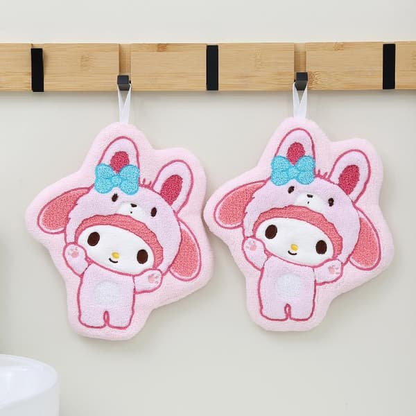 Sanrio Hello Kitty e tegneserie håndklæde absorberende koralfleece D