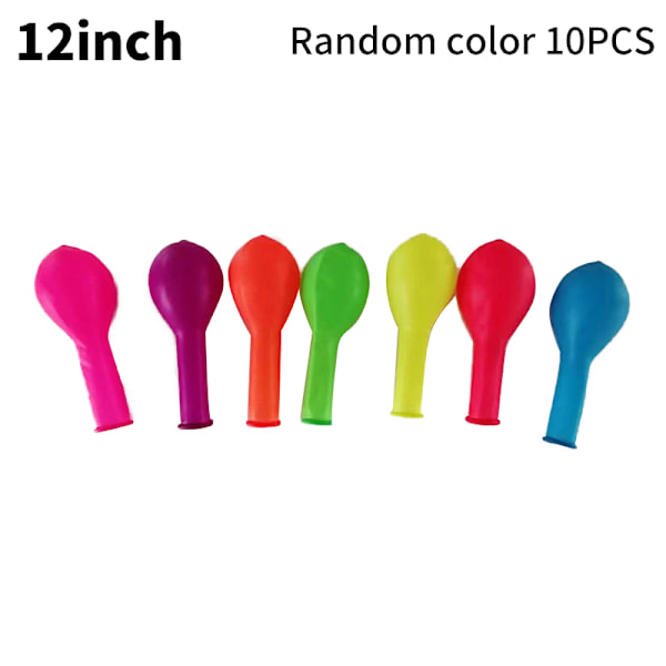 10 st neon glow ballonger återanvändbara glow in the dark ballong del 10PCS