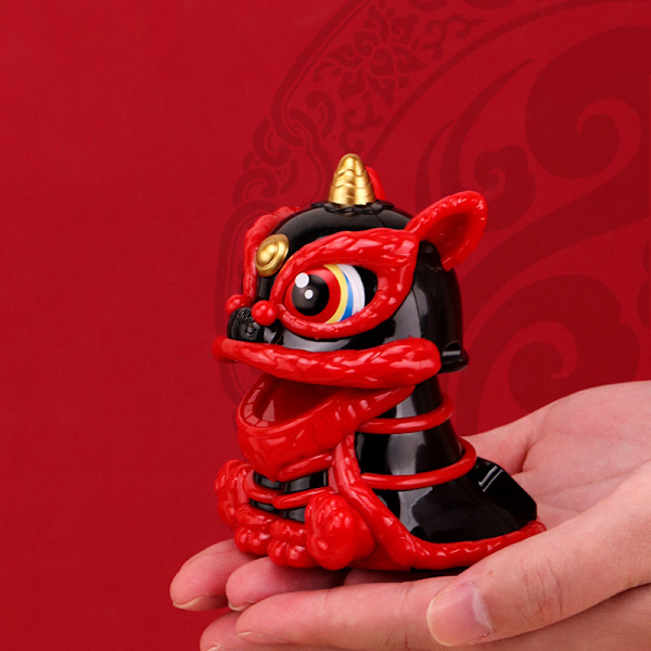 Style Lion Dance Solar Ornaments Bring Wealth Good Fortune Des A3