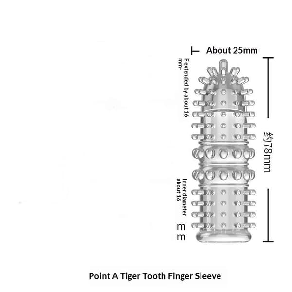 Fingerhylsa Banger Klitorisstimulator Massage Silikon G-punkt 1