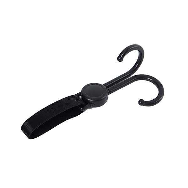 Sort Dobbelt Krog Baby Barnevogn Hanger Vogn Krog Fastgørelse Strol A1