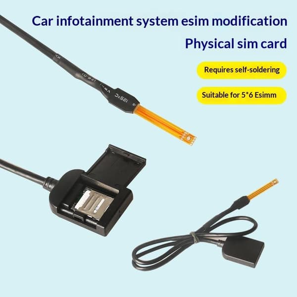 1 kpl SIM-korttipaikan sovitin Android-radion multimedia-GPS 4G:lle A1