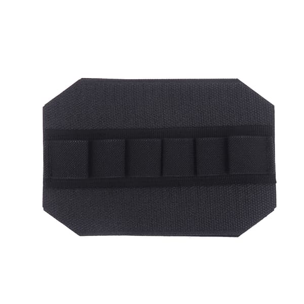 Bärbar väskinsats elastisk hållare elastisk ögla panelkrok och Black 6 holes