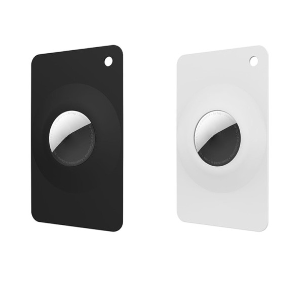 For Apple AirTag Case Lommebok Tracker Card Beskyttende for Apple Black