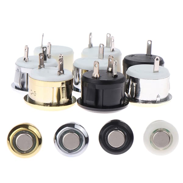 Touch Head Induksjonsbryter For LED Strip DIY Sengeskap Cabine Chrome Three Legs