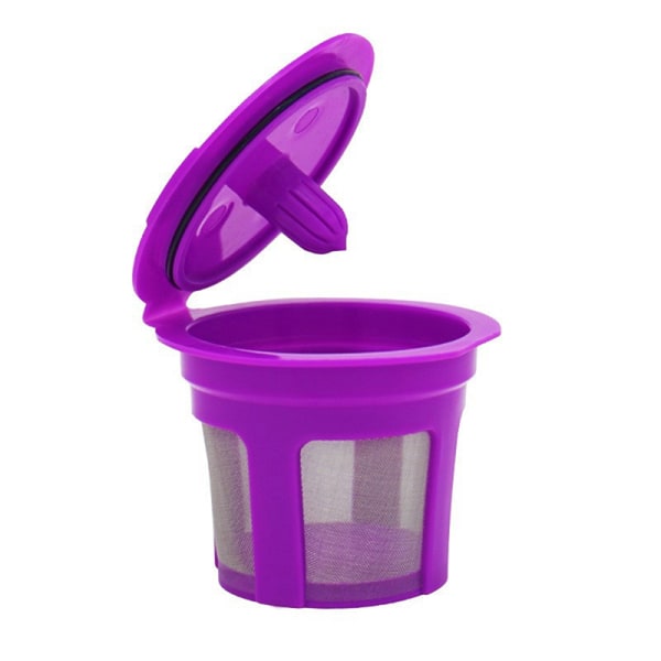 Gjenbrukbare kaffe K kopp filterkurver K Karaffel kaffekapsler D purple