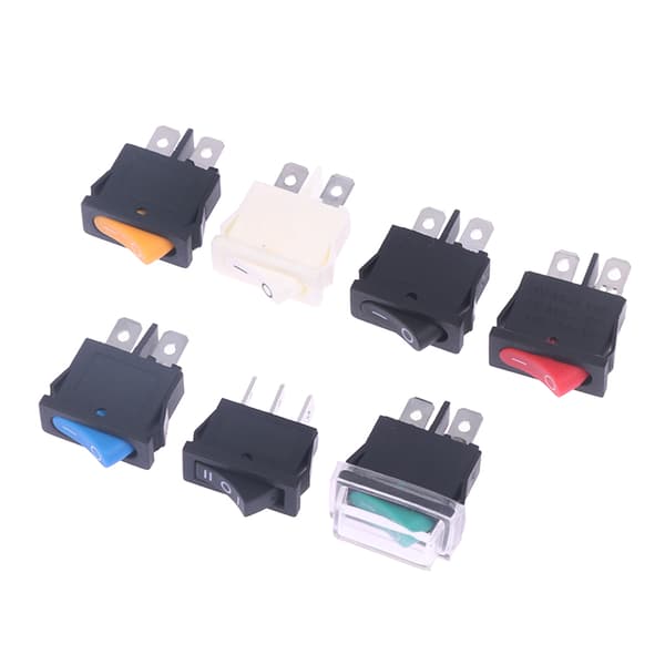 5st KCD1-110 9,5x21mm vippbrytare PÅ/AV 2-stift Instrument Po 2(red)