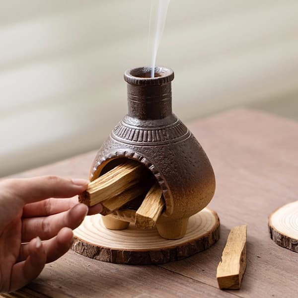 Keramisk salvie smudgholder A