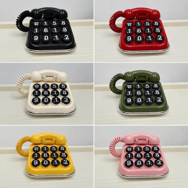Retro fast telefonformad bilparkeringsnummer Mini Tempora A3