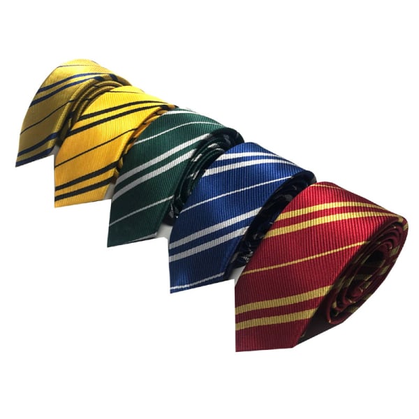 Harry Potter Tie College -tyylinen miesten muoti opiskelijan raidallinen bo Green