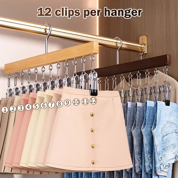 Skabsorganisator med 10/12 klips D