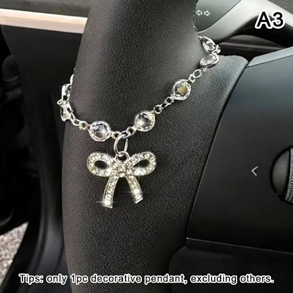 Glittrande strass rosettkedja A2