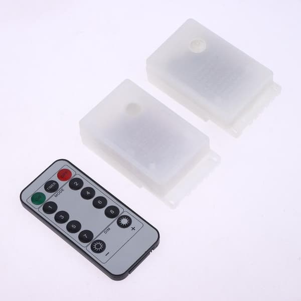 1 sett LED-dimmer 8 moduser kontroller LED-strengnettgardinlys A3