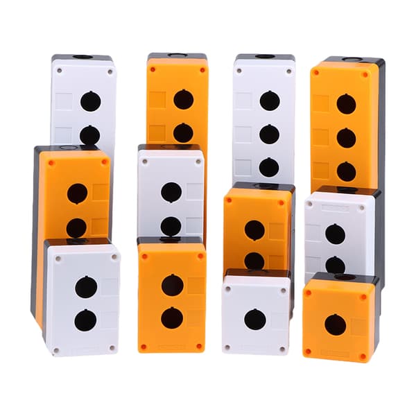 22 mm installationsåbning LA38Lay 37X B2 knapkontaktkontrol Yellow 4 Hole