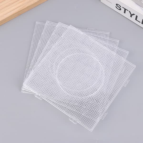4 stk. 2,6 mm perleplader til rørperler, firkantet stiksav P 4PCS