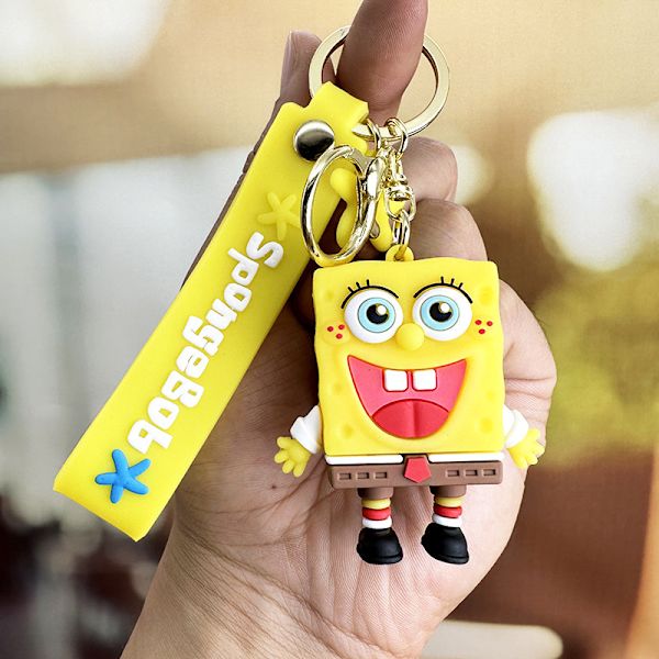 Mote Kawaii Anime Par nøkkelring tegneserie e bag anheng Char A5