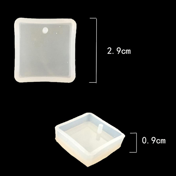 Ny Creative DIY Silikonform UV Lim AB Vanndråper Diamon 1set