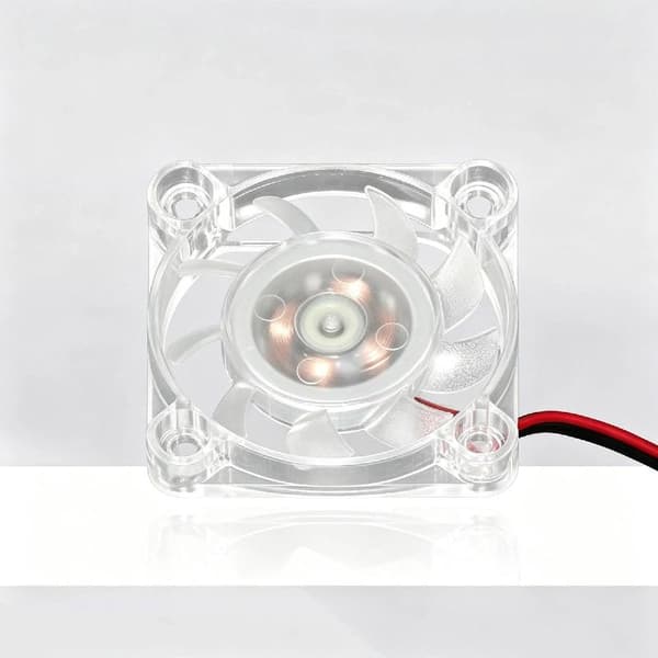 1 stk 4010 5V 12V 24V blæser 3D-printer gennemsigtig DC køleblæser A3
